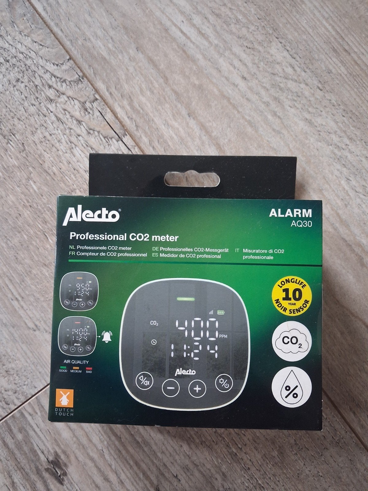 Alecto Professionele CO2-meter AQ30 met alarmfunctie, Ophalen, Nieuw, Compleet systeem, Overige soorten