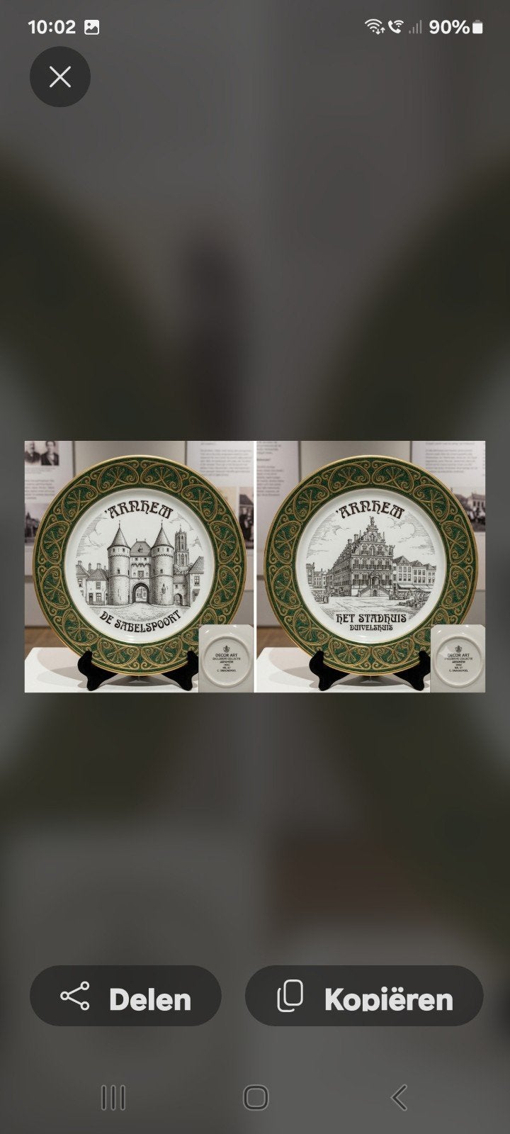 zoek deze 2 borden of hele zet 6 stuks, Ophalen of Verzenden
