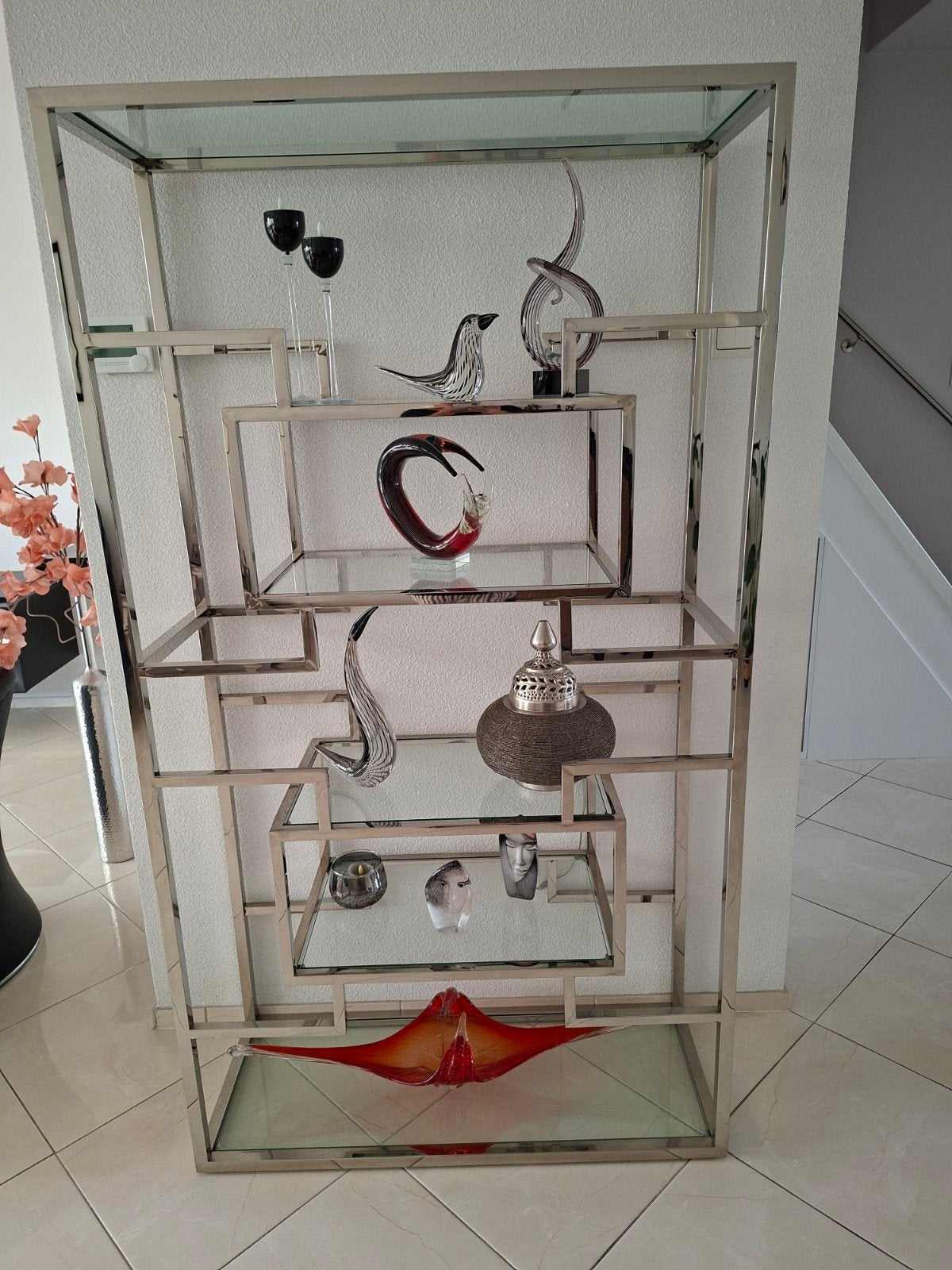 0pen vitrine kast, Ophalen, Zo goed als nieuw