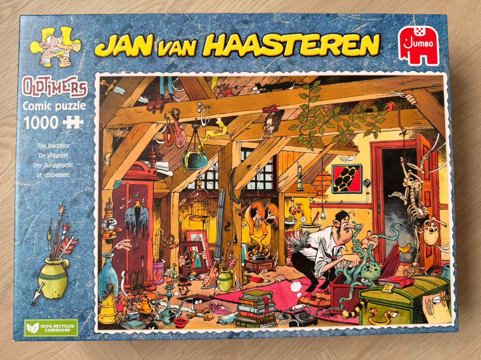 Jan van Haasteren: De vrijgezel, Ophalen of Verzenden, 500 t/m 1500 stukjes, Zo goed als nieuw