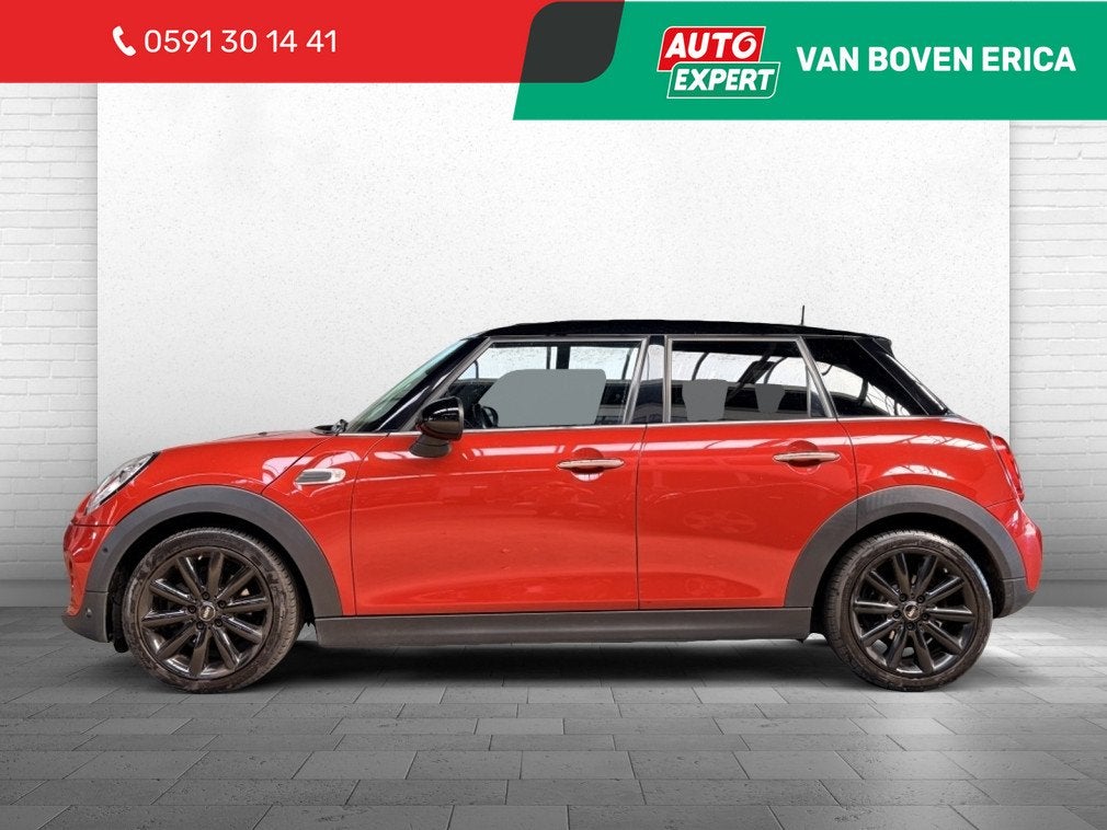 MINI Cooper 1.5 Chili Serious Bns Automaat Trekhaak Cruise C, Automaat, 136 pk, Gebruikt, Leder en Stof