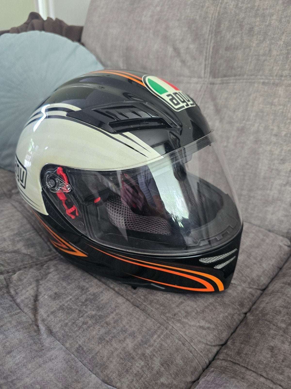 AGV helm, Motoren, Kleding | Motorhelmen, Ophalen of Verzenden, Tweedehands, Integraalhelm, AGV