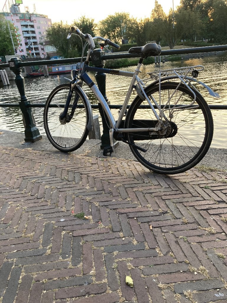 Batavus stadsfiets - Gebruikt, goede staat, Fietsen en Brommers, Fietsen | Heren | Herenfietsen, Ophalen, Gebruikt, Velgrem, Versnellingen