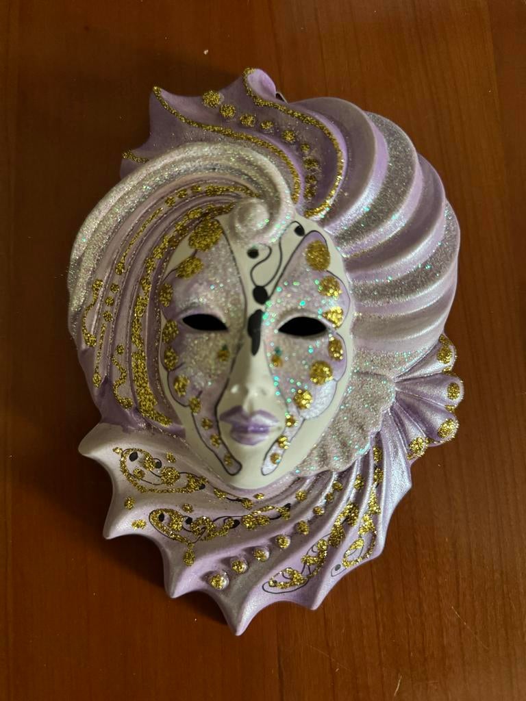 Murano decoratief masker - Mosaico Murano Glass Venezia, Ophalen of Verzenden