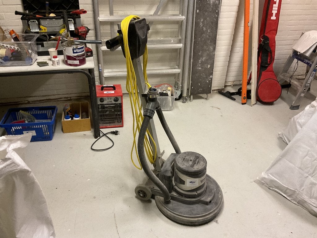 Woodboy schuurmachine vloeren, Doe-het-zelf en Verbouw, Gereedschap | Schuurmachines, Ophalen, Zo goed als nieuw, 1200 watt of meer