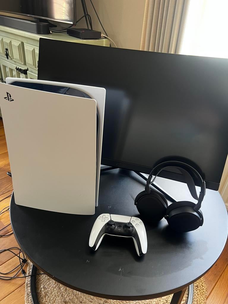 Ps5 volledige setup, Ophalen of Verzenden, Zo goed als nieuw