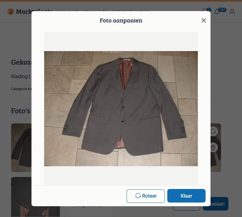 Tomasso wollen classic colbert jasje maat 54, Kleding | Heren, Maat 52/54 (L), Overige kleuren, Ophalen of Verzenden, Zo goed als nieuw