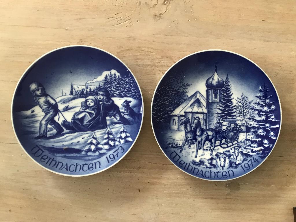 2 sierborden limited edition, Antiek en Kunst, Ophalen