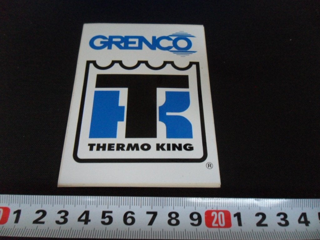 sticker GRENCO logo THERMO KING *, Verzamelen, Ophalen of Verzenden, Zo goed als nieuw