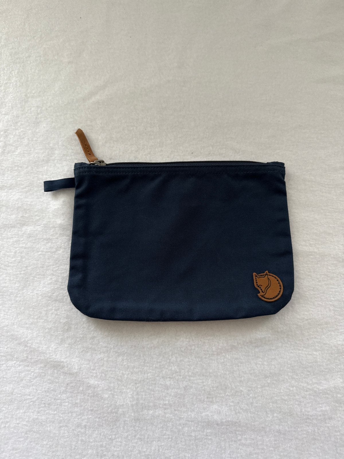 Fjällräven Gear Pocket Tas Navy G-1000 Leren Trekker, Verzenden, Zo goed als nieuw, Blauw, Handtas