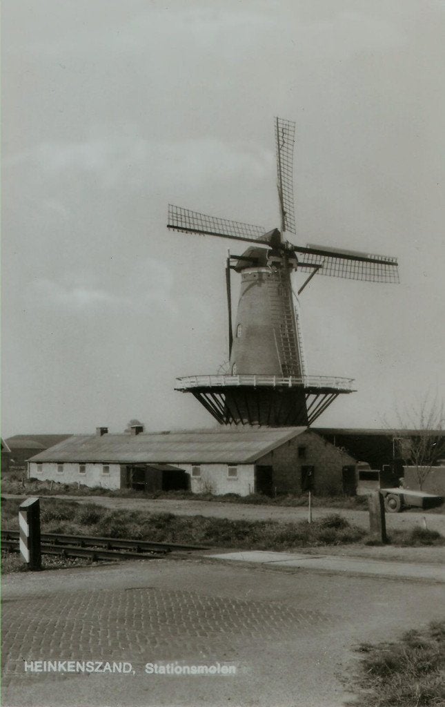 Heinkenszand Stationsmolen 1974 molen Rijk, Ophalen of Verzenden, 1960 tot 1980, Ongelopen, Zeeland