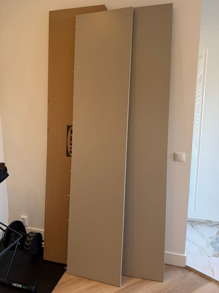 2 Ikea Pax Kast schuifdeuren Beige, Huis en Inrichting, Kasten | Kledingkasten, Ophalen, Overige materialen, 200 cm of meer, 150 tot 200 cm