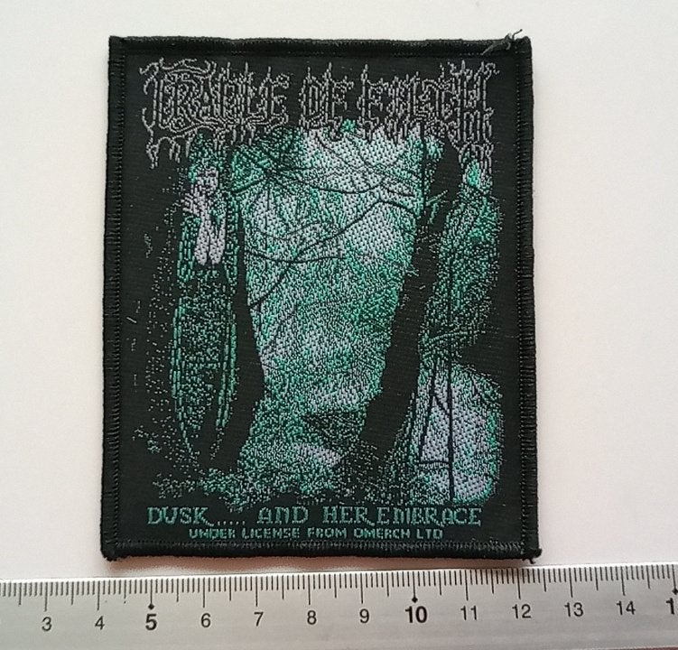 Cradle Of Filth prachtige dusk... and her embrace patch c163, Ophalen of Verzenden, Zo goed als nieuw, Foto of Kaart