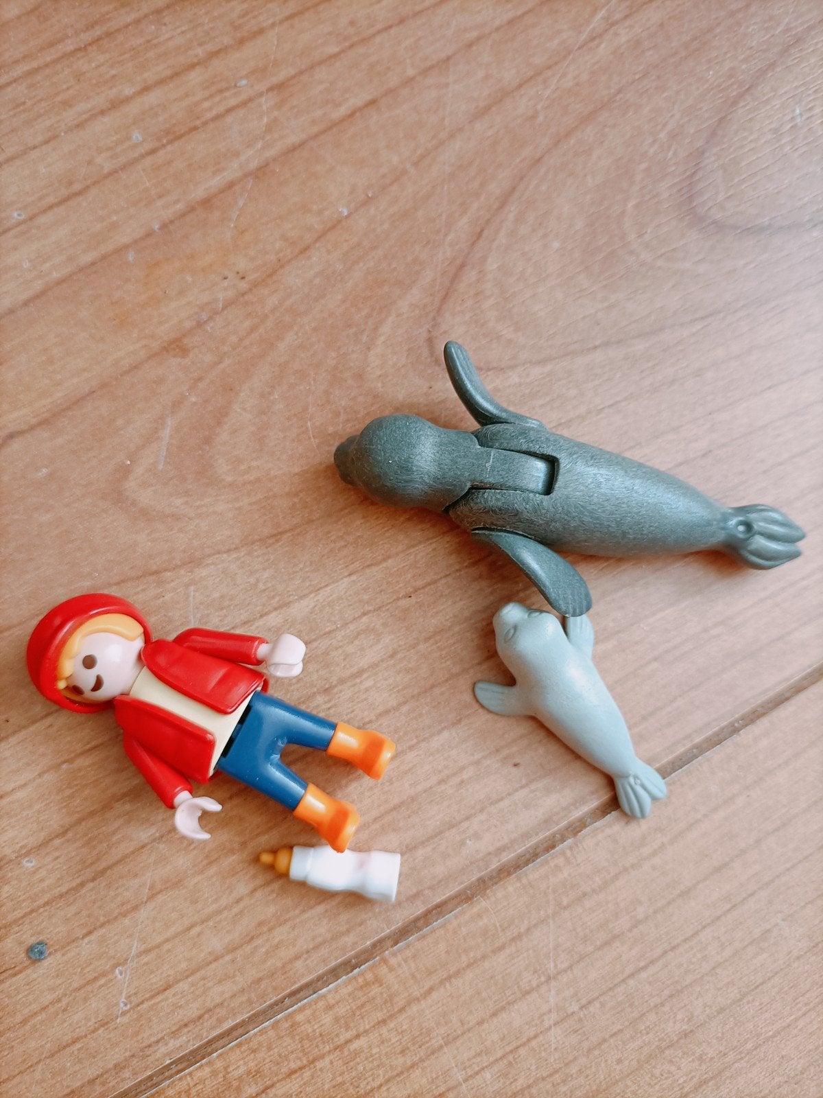 Playmobil jongetje met zeehonden en flesje, Ophalen of Verzenden, Gebruikt