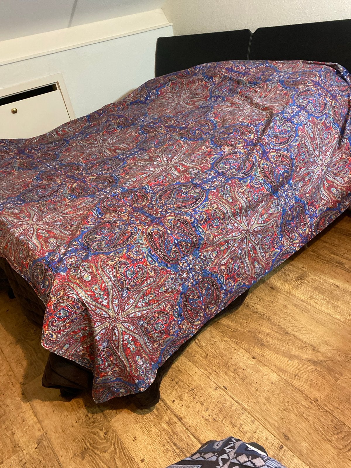 Paisley Batik 100% Katoen Sprei 230x260cm, Overige merken, Nieuw, Ophalen of Verzenden, Wasbaar