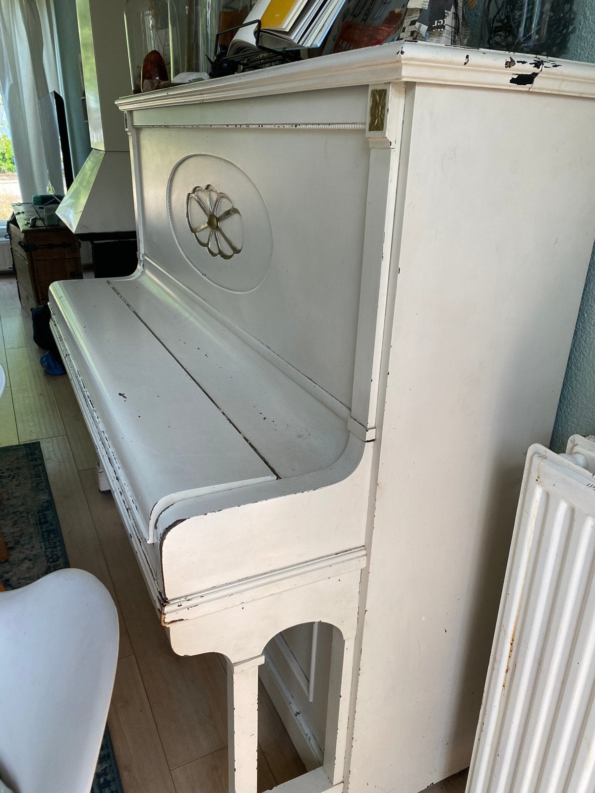 GRATIS piano. Moet uiterlijk 21 augustus weg!, Ophalen, Zo goed als nieuw, Wit
