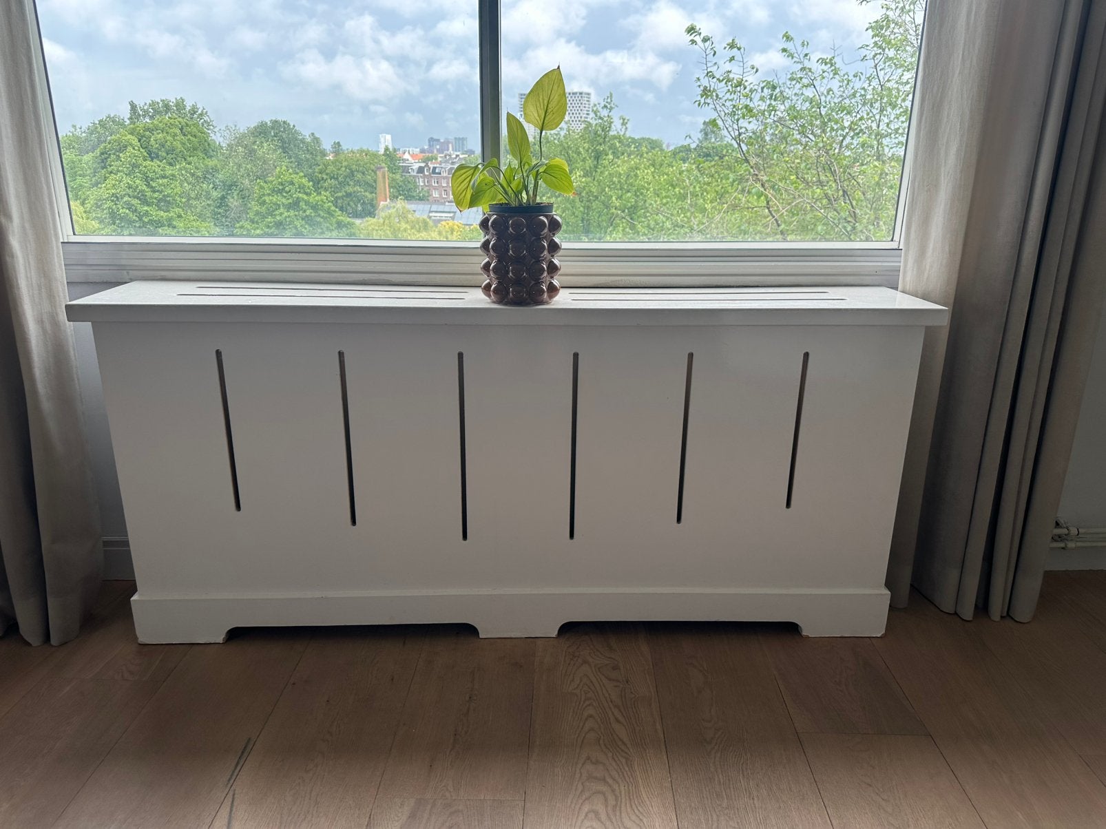 MDF Radiatorombouw op maat gemaakt - 178x78x31 cm, Ophalen, Gebruikt