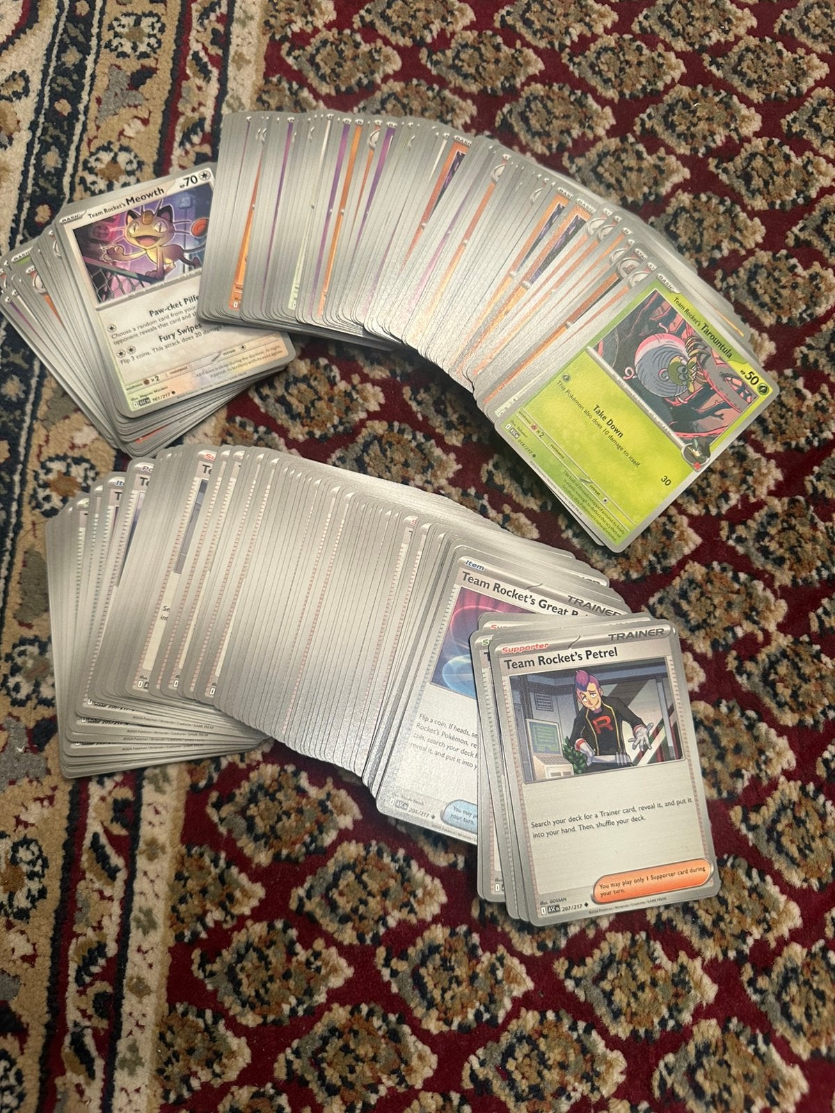 186 pokemon kaarten team rocket ascended heroes, Ophalen of Verzenden, Zo goed als nieuw, Meerdere kaarten