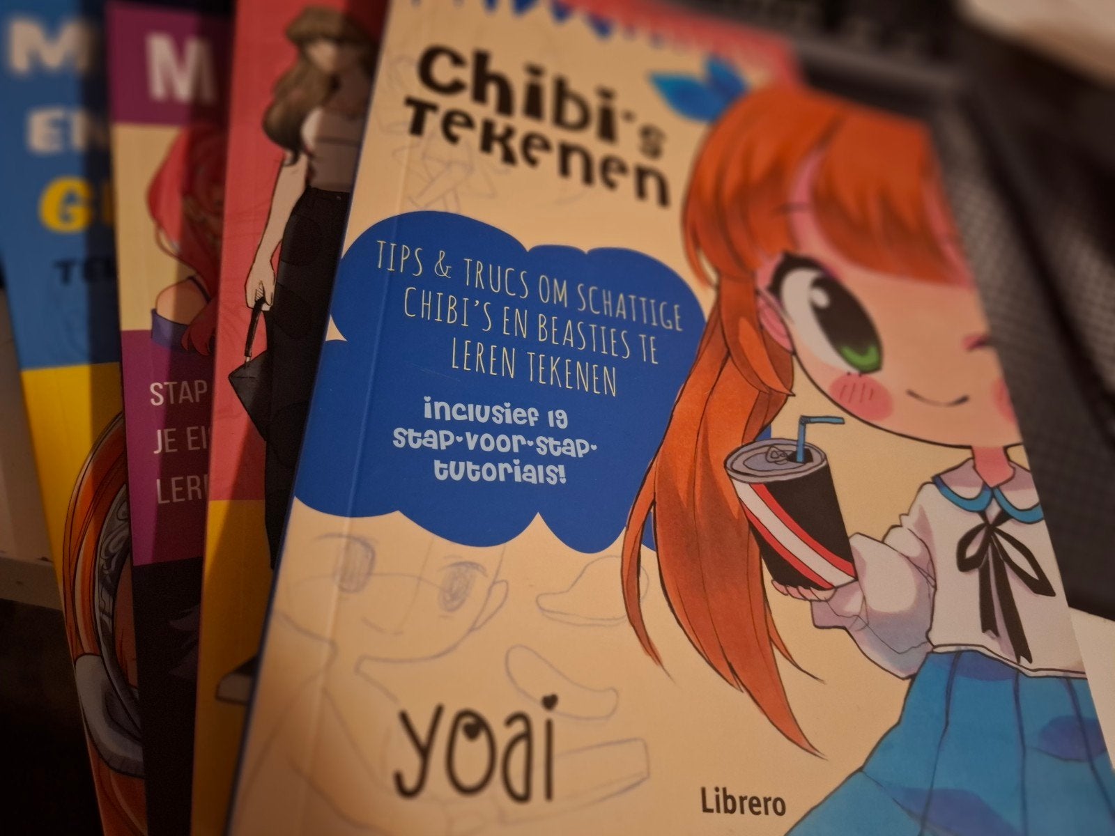 Manga & Chibi Tekenboeken - Leer Tekenen als een Pro!, Ophalen of Verzenden, Zo goed als nieuw, Boek of Gids
