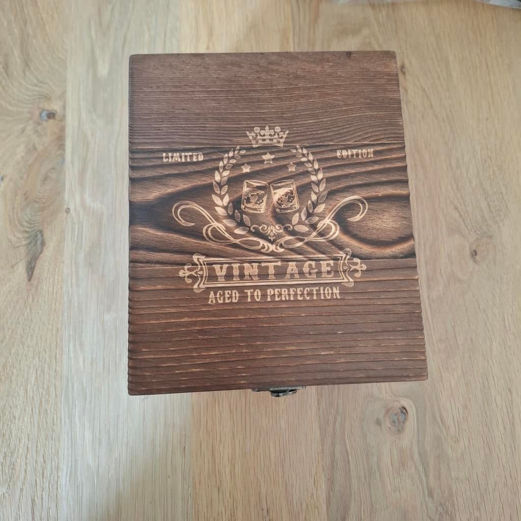 Cadeau 50 jaar luxe wiskey set, Ophalen of Verzenden, Nieuw