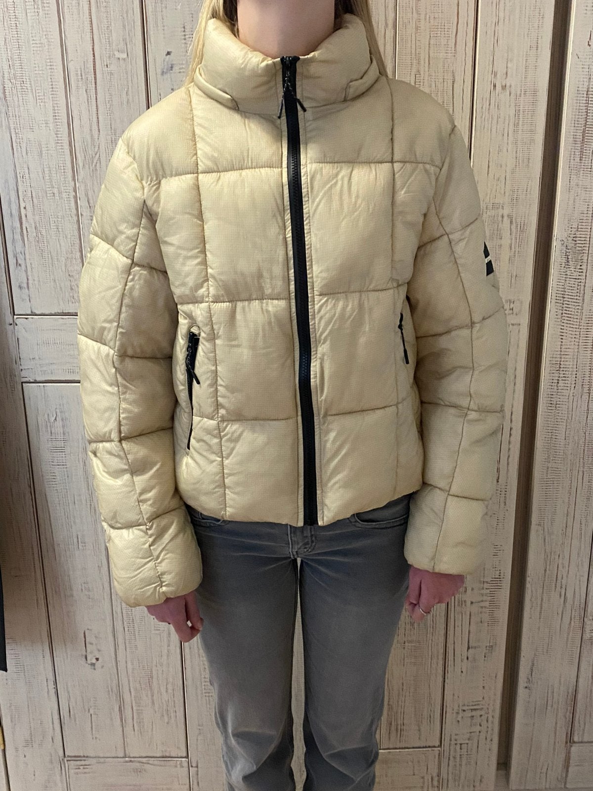 Iets Frans Urban Outfitters winterjas jas beige, Ophalen of Verzenden, Nieuw, Maat 34 (XS) of kleiner, Beige