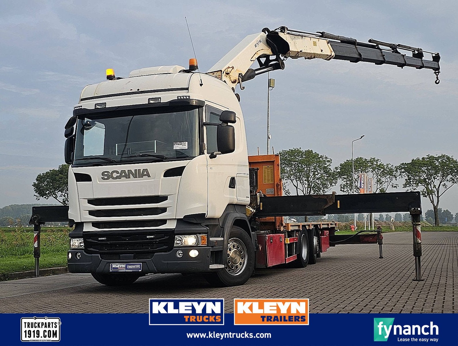 SCANIA R450 hmf 5020, Automaat, Scania, Wit, Bedrijf