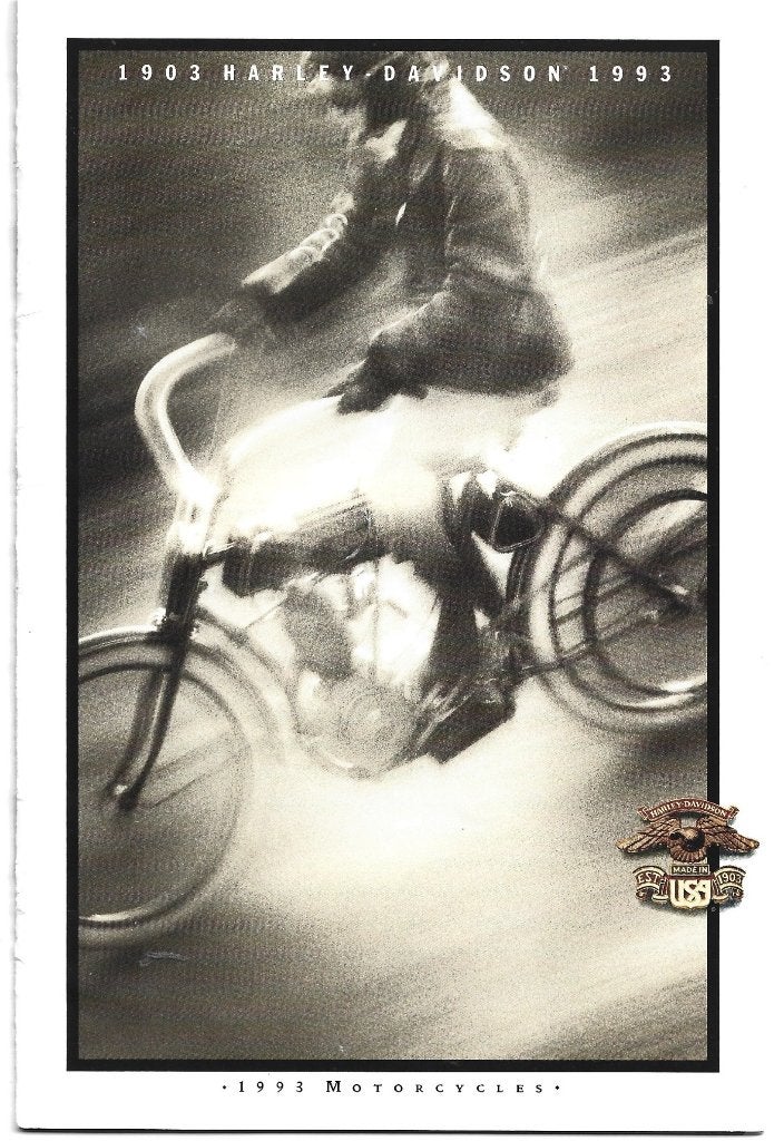 Harley Davidson brochure 1993 (HD93) motor, Motoren, Verzenden, Harley-Davidson of Buell