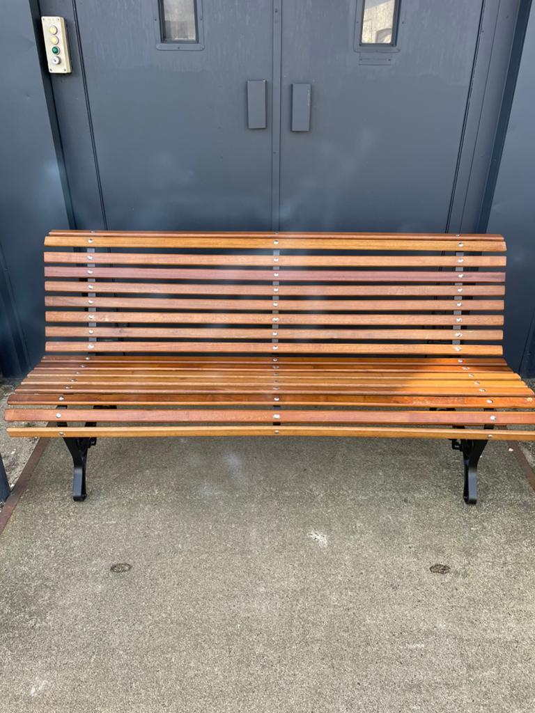 Parkbank / tuinbank, Ophalen, Zo goed als nieuw, Hout