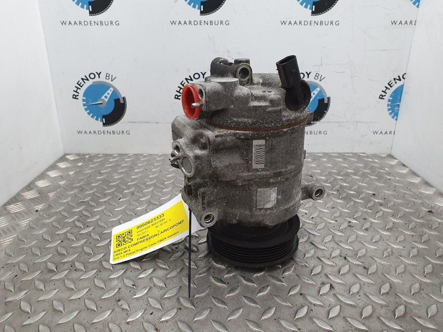 SKODA FABIA 1.2 TSI Ambition AIRCO COMPRESSOR / AIRCOPOMP 1K, Ophalen of Verzenden, Gebruikt, Stiba lid