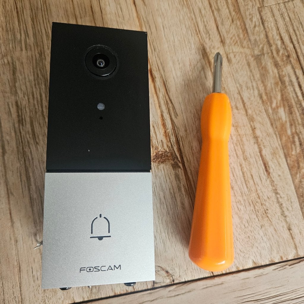 Foscam VD1 Video Deurbel – Full HD – WiFi – Nachtzicht, Ophalen of Verzenden, Zo goed als nieuw, Binnencamera