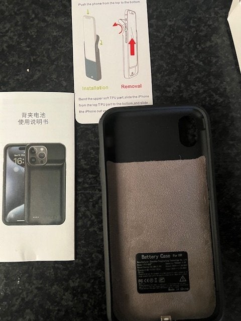 Telefoonhoes en powerbank ineen. I phone XR Nieuw., Telecommunicatie, Mobiele telefoons | Hoesjes en Frontjes | Apple iPhone, Ophalen