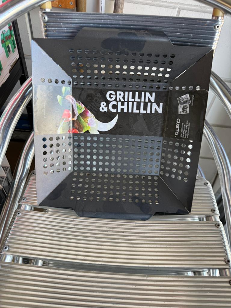 Zomertip - Barbecue bbq wok vierkant, Ophalen, Nieuw