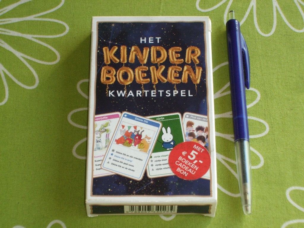 Het kinderboeken kwartet, Verzamelen, Ophalen of Verzenden, Zo goed als nieuw, Kwartet(ten)