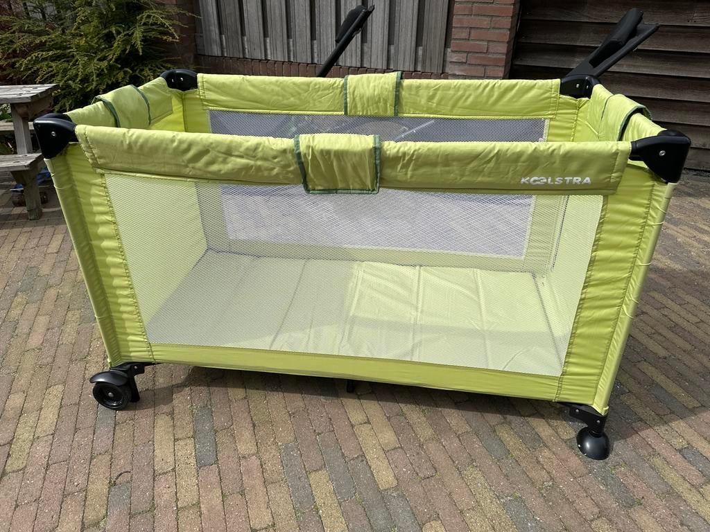 Koelstra Toppi Travel campingbedje met Koeka kleedjes, Ophalen of Verzenden, Gebruikt