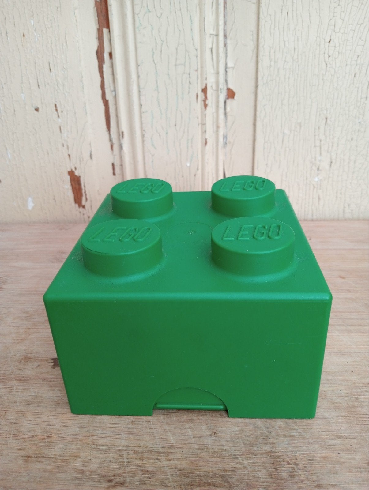 Vintage LEGO Opbergdoos Groen - 1985, Ophalen of Verzenden, Gebruikt, Overige typen, Lego