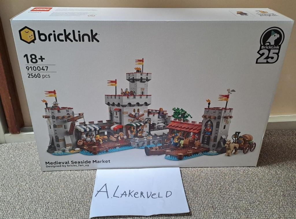 Lego 910047 Medieval Seaside Market, Ophalen of Verzenden, Nieuw, Complete set, Lego
