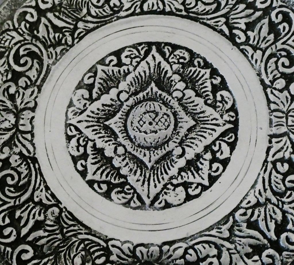 Rookset sigarettenbus luciferhouder Indonesië lotus pauw, Antiek en Kunst, Ophalen of Verzenden