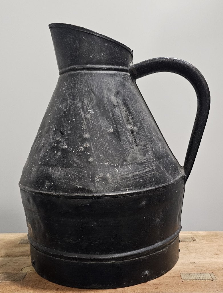 OUDE BROCANTE METALEN WATERKAN, Ophalen of Verzenden