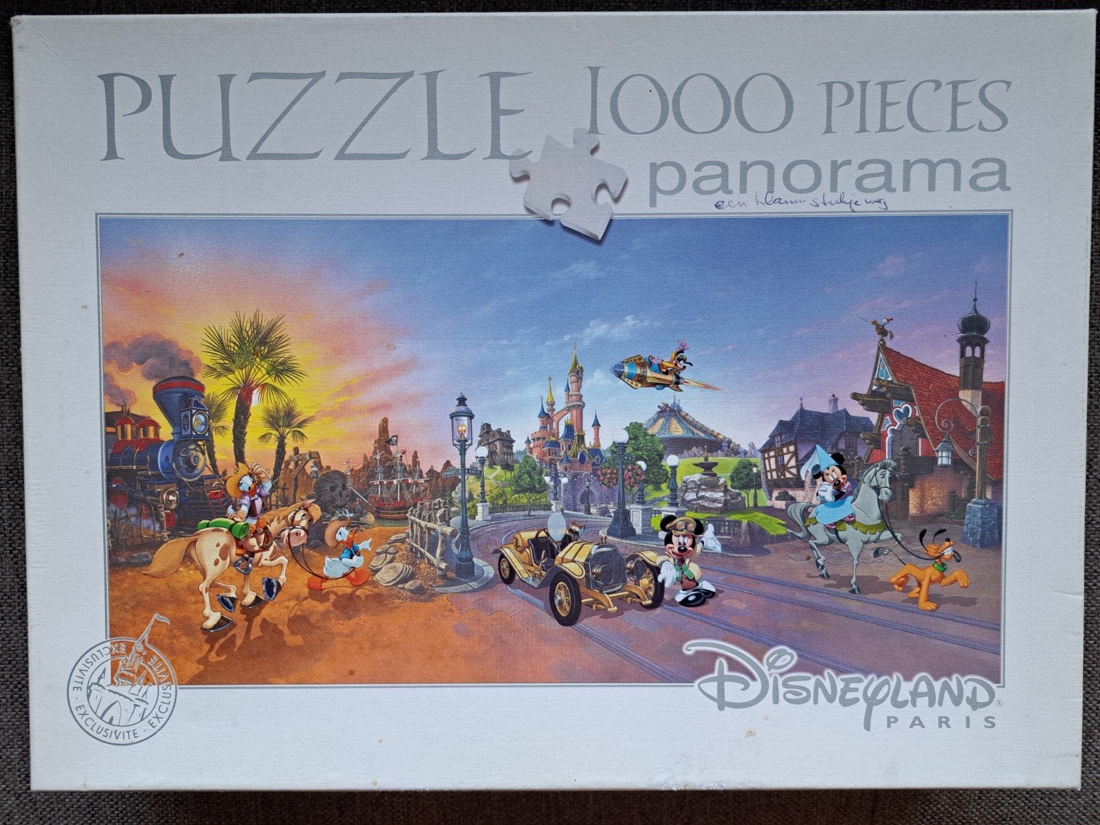 Disneyland Paris panorama puzzel  1000 stukjes (min 1), Ophalen, 500 t/m 1500 stukjes, Gebruikt, Legpuzzel