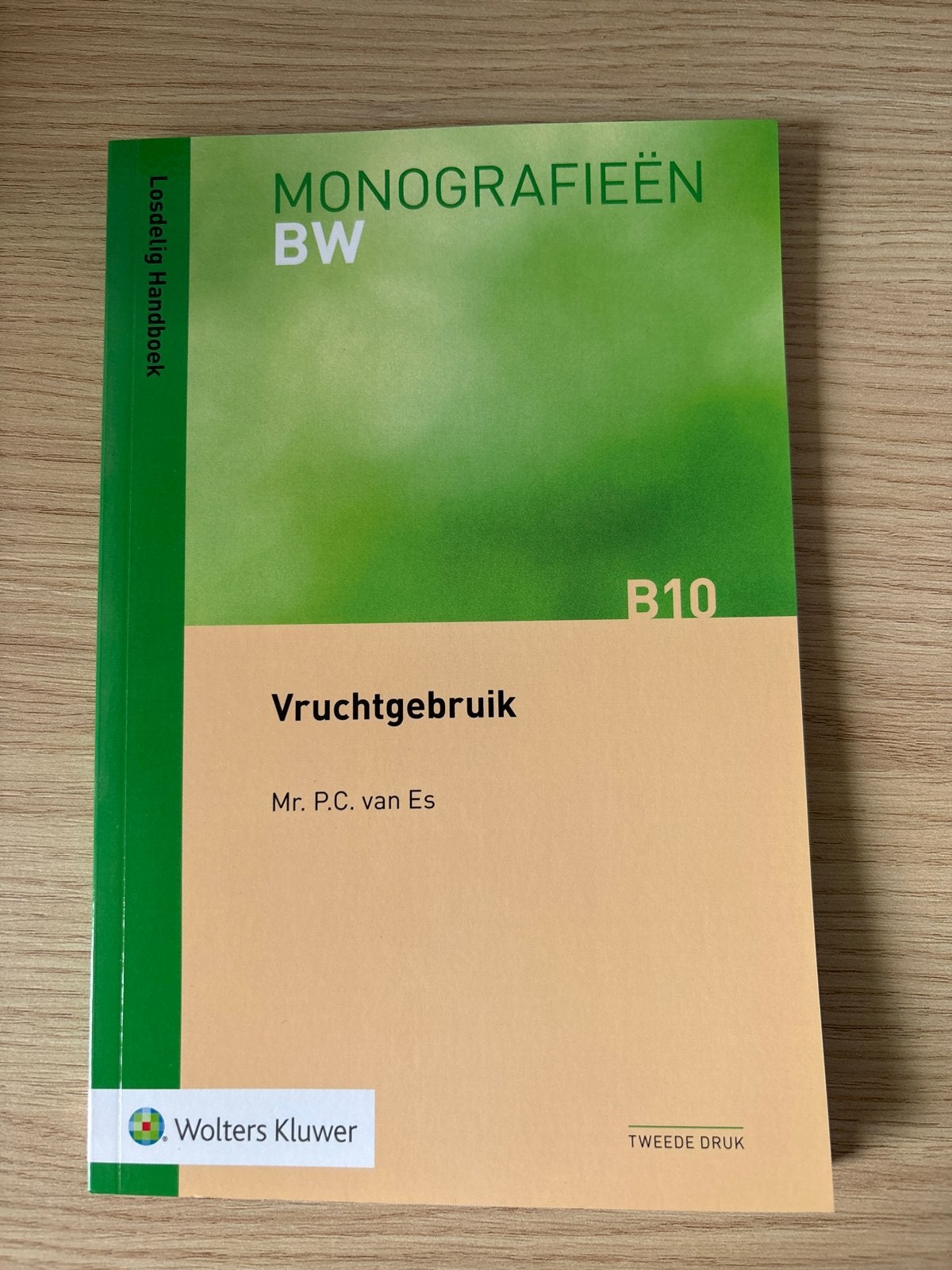Monografieën BW B10 Vruchtgebruik - Mr. P.C. van Es, Ophalen of Verzenden, Gamma, Zo goed als nieuw, WO
