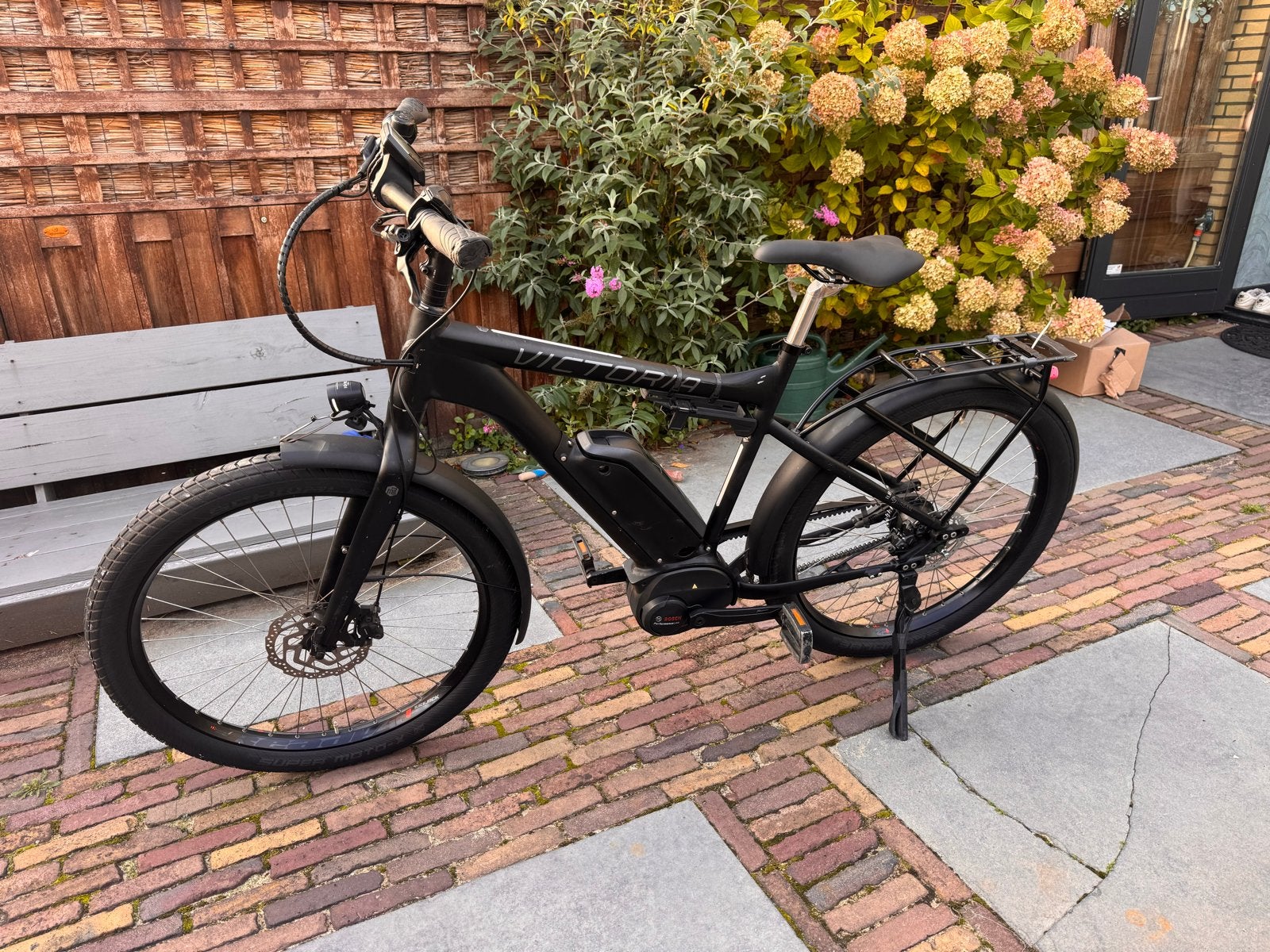 Victoria Elektrische Fiets met Nieuwe Bosch Motor, Fietsen en Brommers, Ophalen of Verzenden, Gebruikt, 50 km per accu of meer