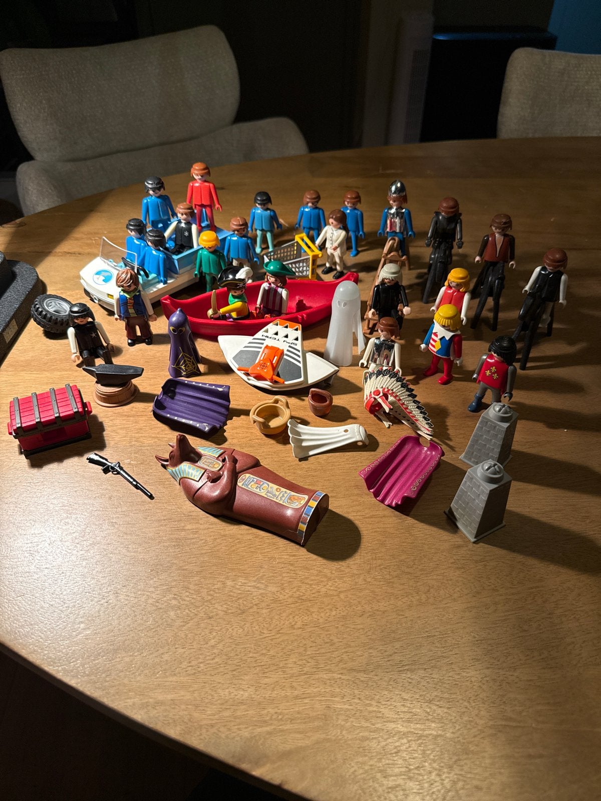 Vintage Playmobil jaren '70-'80 figuren en accessoires, Gebruikt, Losse onderdelen, Boot/Schip, Historisch