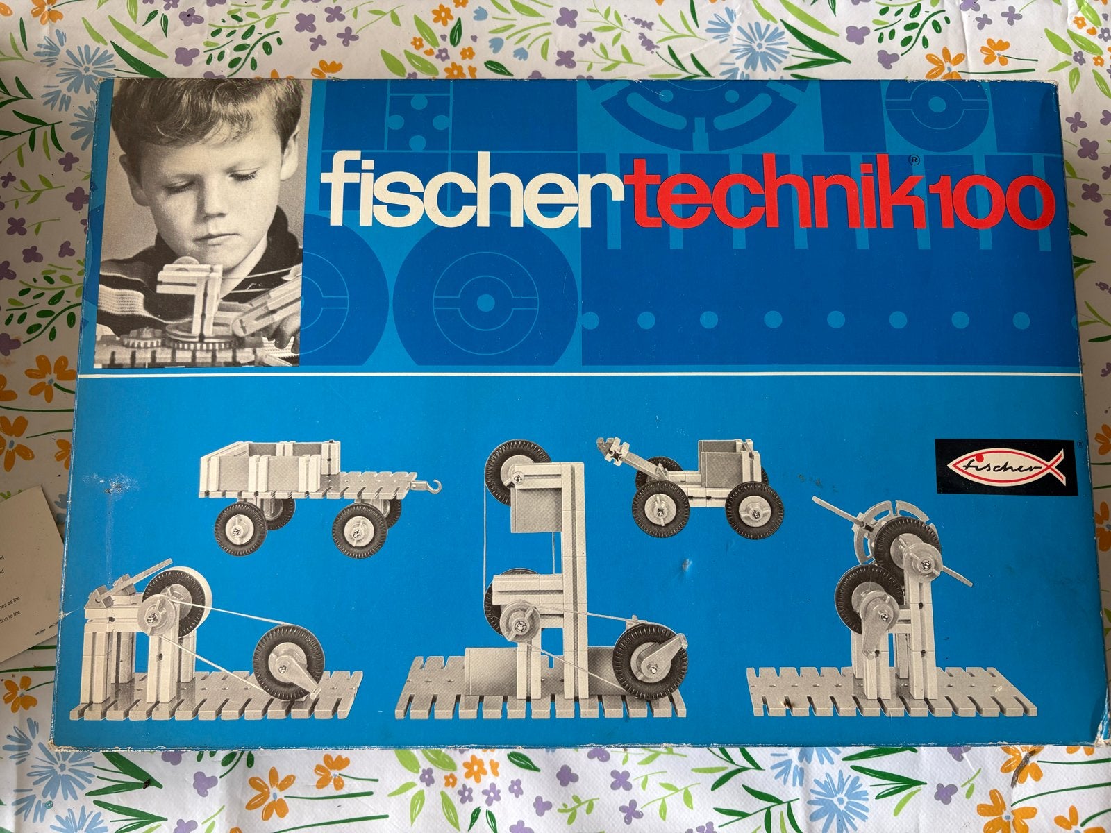 Vintage Fischertechnik 100 en 100 S Bouwdozen, Ophalen, Gebruikt, Overige merken