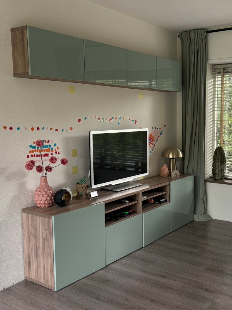 TV meubel Besta, Ophalen, Gebruikt, 200 cm of meer, Minder dan 100 cm
