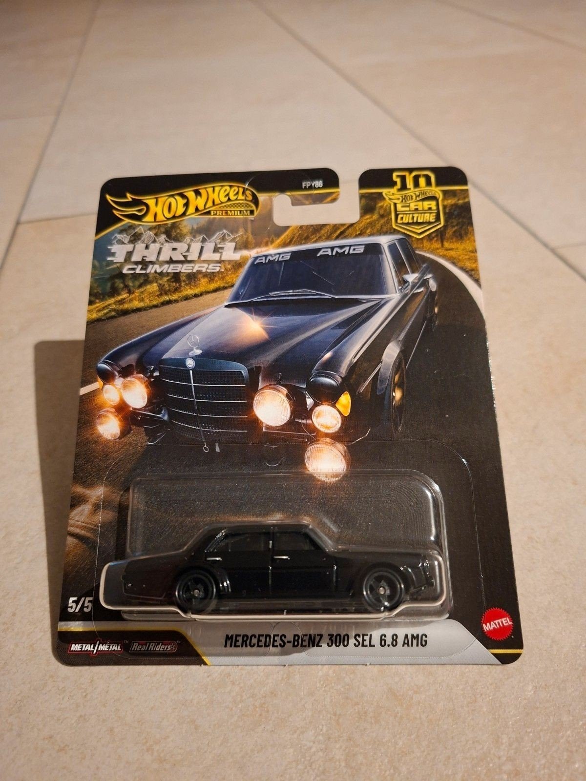 Hot Wheels Premium Mercedes-Benz 300 SEL 6.8 AMG, Ophalen of Verzenden, Nieuw, Auto