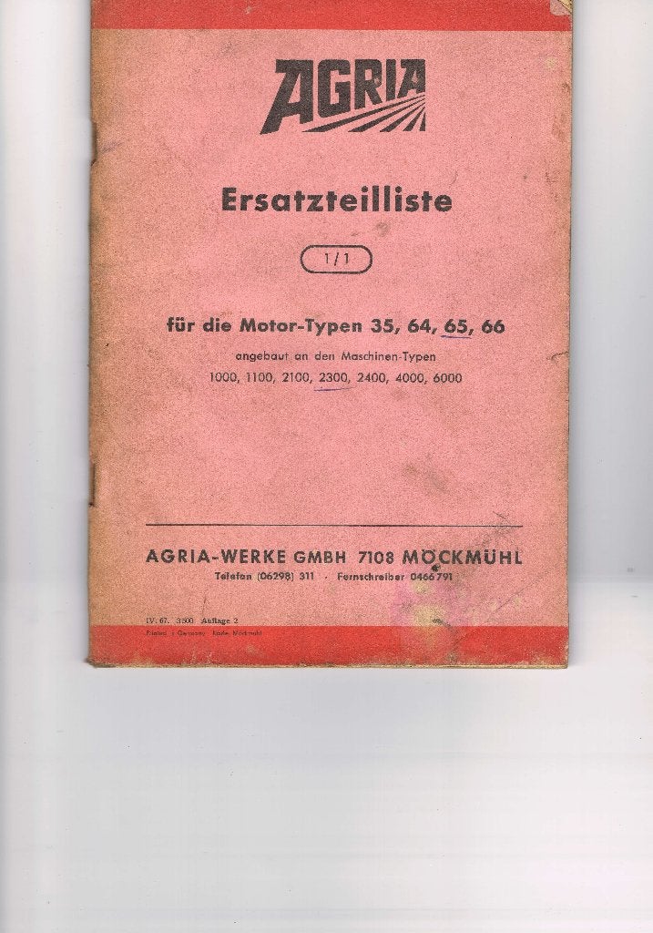 Agria boekjes, Verzenden, Zo goed als nieuw, Folder