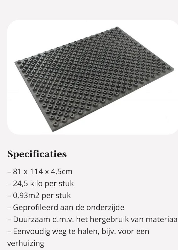 Paddockplaten (ca. 49 m²) – Zeer goede staat!, Dieren en Toebehoren, Opfok