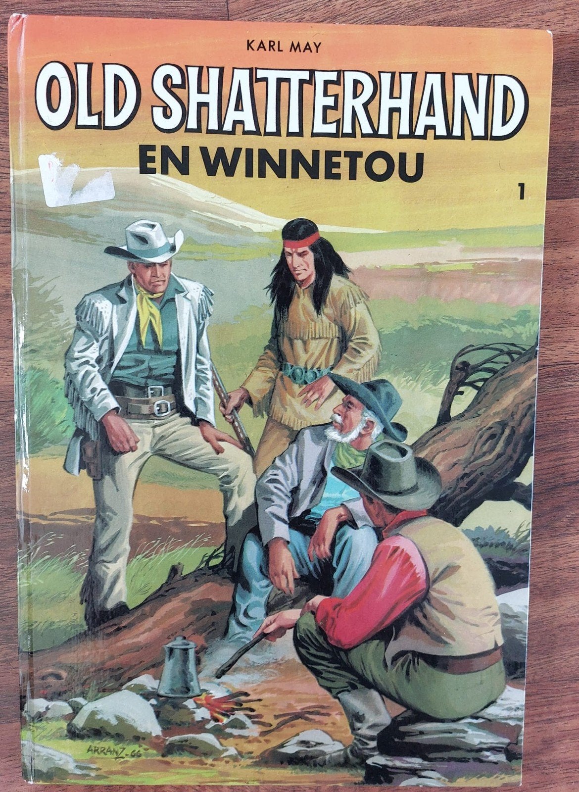 Old Shatterhand en Winnetou van Karl May, Eén stripboek, Ophalen