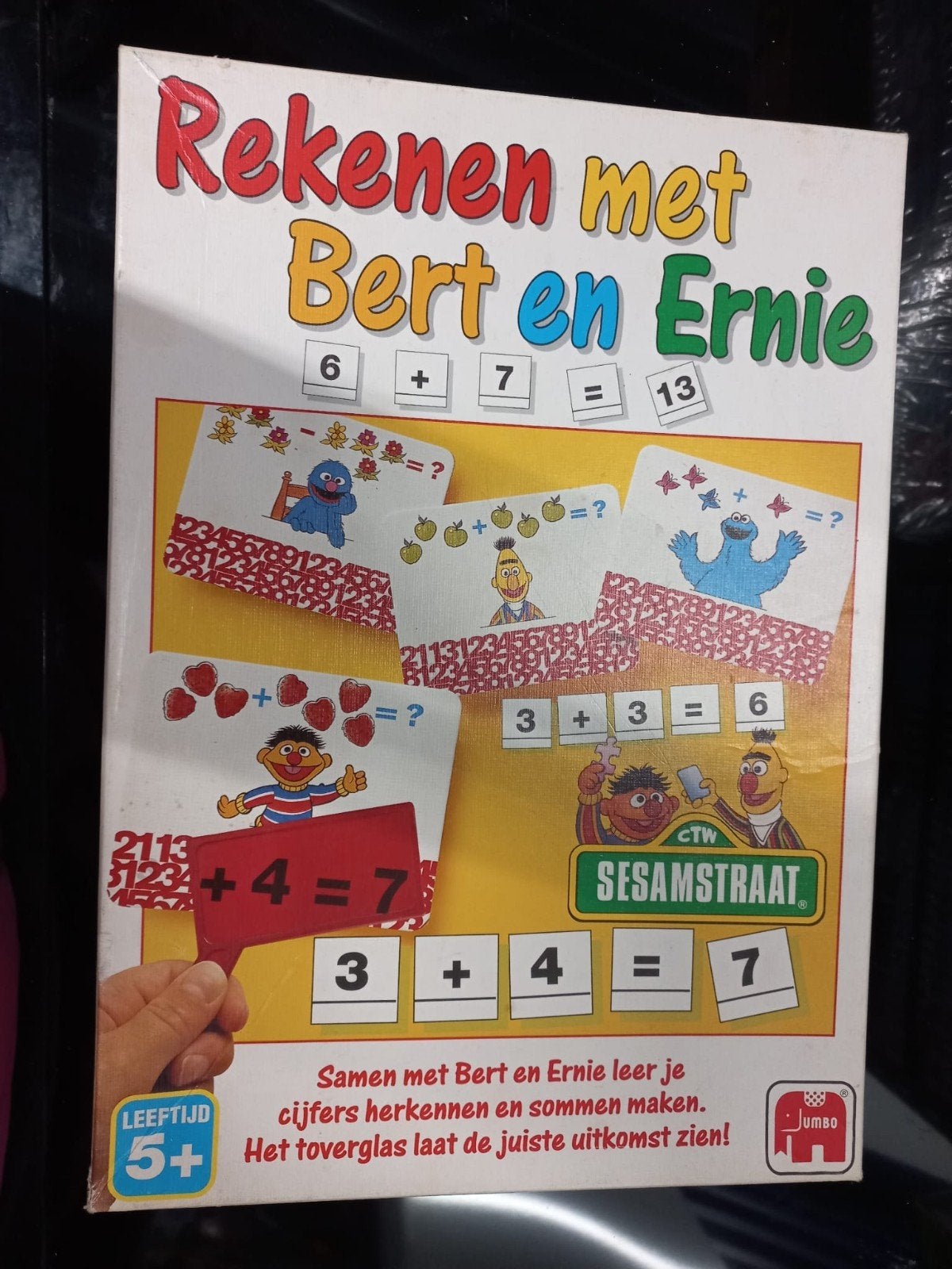 Rekenen met Bert en Ernie - Educatief spel voor kinderen, Ophalen, Zo goed als nieuw, Rekenen