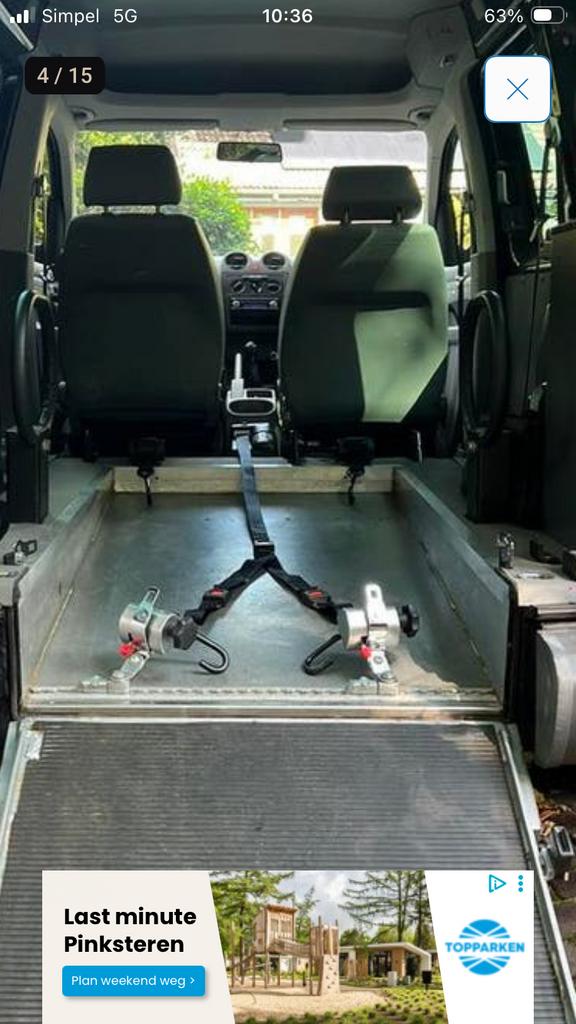 Gevraagd lier voor rolstoelauto, Verzenden, Gebruikt, Renault